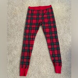 plaid pajama bottoms